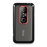 Hybrid Hard Snap on SMOKE Back Plastic with Flexi Candy BLACK Trim Sleeve F ....