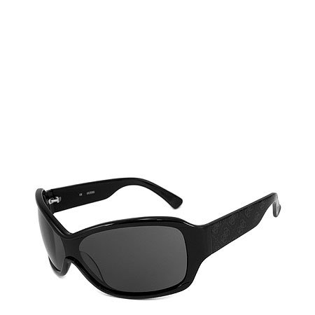 Guess Womens 6142 Black Oversized Sunglasses
