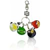 Angry Birds Metal Keychain Style 2 White Bird, Pig, Black Bird Red Bird