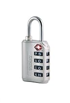 Wordlock LL-207-SL 4-Dial Luggage Lock, Silver