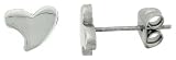 Small Surgical Steel Hearts Stud Earrings