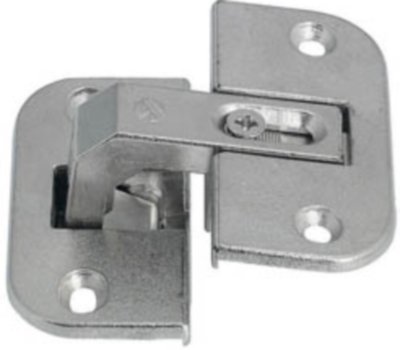 Pie-Cut Corner Hinge (one hinge)