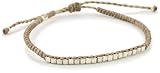 SKU Jewelry Handmade Adjustable Sterling Silver Bead Bracelet, 6-9 inches