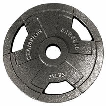 Champion Olympic Grip Plate (35-Pound)