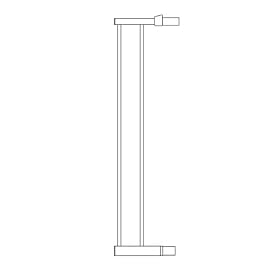 Lindam 14cm Sure Shut Extension - White