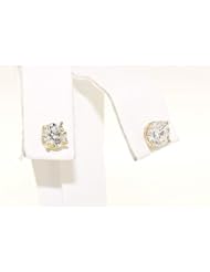 14K Yellow Gold 1.43ct Diamond Stud Earrings