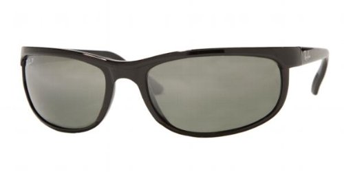 RAY BAN 2027 601 W1 BLACK POLARIZED PLASTIC SUNGLASSES. product image