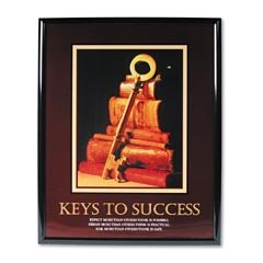 AVT78075 - Framed Keys To Success Motivational Print