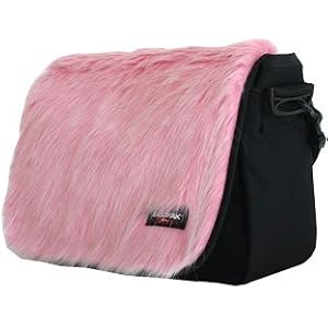 Eastpak Junior Messenger Bag - Pink Faux Fur