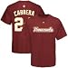 Majestic Venezuela 2009 World Baseball Classic #24 Miguel Cabrera Garnet Player T-shi...