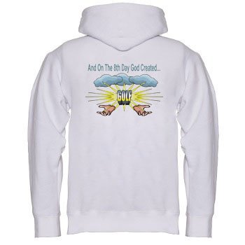 And On The 8th Day God Created GOLF Youth Hooded Sweatshirt (for Kids) Various Colors Available