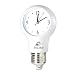 Light Bulb Wall Clock with Autolight Sensor