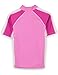 SunBusters Girls S/S Rash Guard(UPF 50+), Raspberry/Strawberry, 4/5 yrs