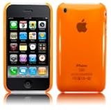 Orange Slim Crystal Back Case Cover for Iphone 3G 3GS