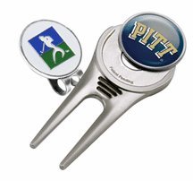 Pittsburgh Panthers Divot Tool Hat Clip With Golf Ball Marker Of 2)