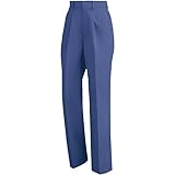 【作業服・作業着・女性用・レディース】1557春夏 レディーススラックス【作業服とカジュアルの店　オーツカ】(Ｓ ７号 10:ネイビー)