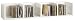 FMD 206-004_weiß - Wandregal POINT 4 - B x H x T: 92.0 x 16.5 x 17.0 cm