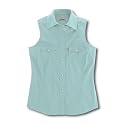Carhartt Poplin Snap-Front Shirt - Sleeveless - Women's