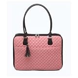Pink Quilt  Faux Laptop Bag