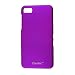 Casotec Ultra Slim Hard Shell Back Case Cover w/ Screen Protector for BlackBerry Z10 - Purple RS.125.00