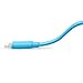 YellowKnife MFi Certified-IOS 7 Noodle Flat 8pin Lightning (3.2ft) Colorful USB Cable Supports Charging And Syncing for iPhone 5 5S 5C,iPad (Air/4th generation),iPad mini,iPod (7th generation),iPod touch (5th generation)&iPod nano(7th generation) With ZEISS Zeiss Pre-Moistened Lens Cloths (Aqua-T)