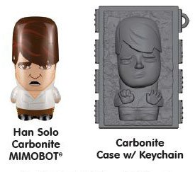  Star Wars Mimobot 4 GB USB Flash Drive - Han Solo with Carbonite carrying case