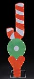 60' Joy Sign Lighted Gel Outdoor Christmas Yard Art