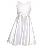 Plus Size Girls Special Occasion WHITE Dress PEACHY KIDS 10.5-20.5