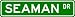 SEAMAN Street Name Sign ~ Personalized Family Lastname Sign ~ Gameroom, Basement, Gar...