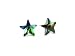 Vitrail Medium Star Shape Swarovski Crystal Element Stud Earrings, 10mm