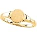 10K Yellow Gold Signet Ring