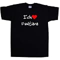 Ich Liebe Faultiere T-Shirt, Schwarz