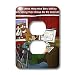 Londons Times Gen. 2 Business Career Cartoons - Internet Branding - Funny Gifts - Light Switch Covers - 2 plug outlet cover