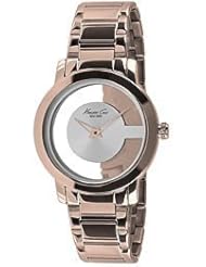 Kenneth Cole New York Round Rose-Gold with Transparent Dial Womens watch #KC4926