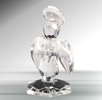 CRYSTAL ANGEL ORNAMENT