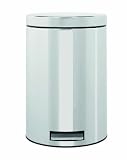 from Brabantia Brabantia Pedal Bin, 12 Litre, Brilliant Steel Model 124907