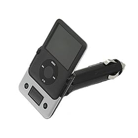 iTALKonline 3 In 1 FM Transmitter/Car Charger Kit For iPod Nano 3G 4GB/8GB (BLACK)