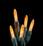 Review Vickerman  / Set of 70 Yellow Commercial LED M5 Mini Christmas Lights - Green Wire
