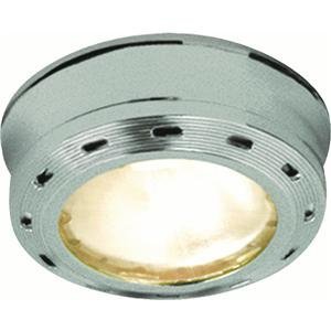 Good Earth Lighting G9165-SSX-I Sunspot 5 Light 10 Watt 12 Volt Xenon Under Cabinet Puck Light, Stainless Steel