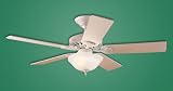 Hunter 21435 Sonora French Vanilla Traditional Ceiling Fan 52 Blade Span