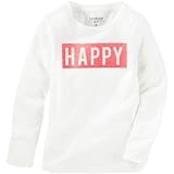 オシュコシュ OSHKOSH/ ハッピーティ アイボリー トップス長袖Tシャツ 7歳【並行輸入】
