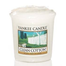 Yankee Candles Clean Cotton Samplers Votive Candles 