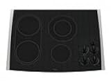 Whirlpool : GJC3034RS 30 Electric Smoothtop Cooktop – Stainless Steel