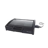 Cook's Essentials Nonstick Tabletop Grill w/Glass Cover
