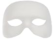 White Cocktail Half Mask