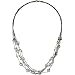 Unusual Multi Strand Sterling Silver and Cultured 