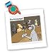 Londons Times Funny Dogs Cartoons - Barkolounger - Dog Bar - Quilt Squares