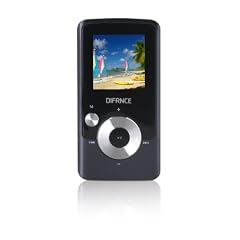 Difrnce MP1570 MP3-/Video-Player 4 GB (3,8 cm (1,5 Zoll) CSTN Display, USB 2.0) anthrazit