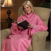 Breast Cancer Pink Fleece , Snuggie Blanket with, Free Book Light, Home & Garden, Best Book Reading Light, Buy Book Reading Light, Cheap Book Reading Light