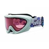 Giro Adler Kids/Youth Ski Goggles - Gloss White Frame / Vermillion 57 Lens - 2009746